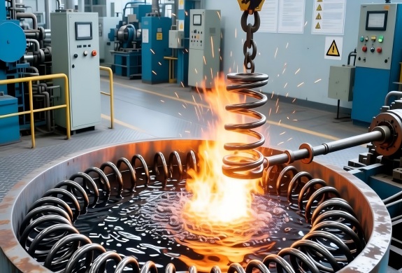 千锤百炼浴油淬火重生的高性能汽车弹簧——东风汽车 千锤百炼浴油淬火重生的高性能汽车弹簧——东风汽车